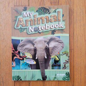 My Animal Notebook Abeka Science Health Series Educational Workbook Consumable